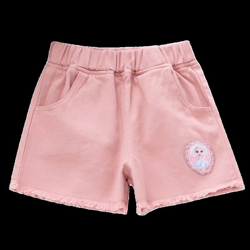 女童薄款纯棉牛仔短裤夏季新款宽松洋气儿童装小女孩宝宝休闲裤子