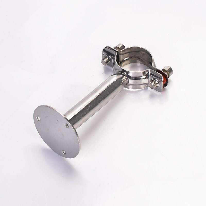 304不锈钢管支架管夹管卡抱箍水管固定支撑托架PVC管卡子管托支架