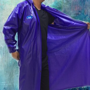 牛筋雨衣连体成人雨衣长款高弹力雨衣防水工地农业渔业雨衣