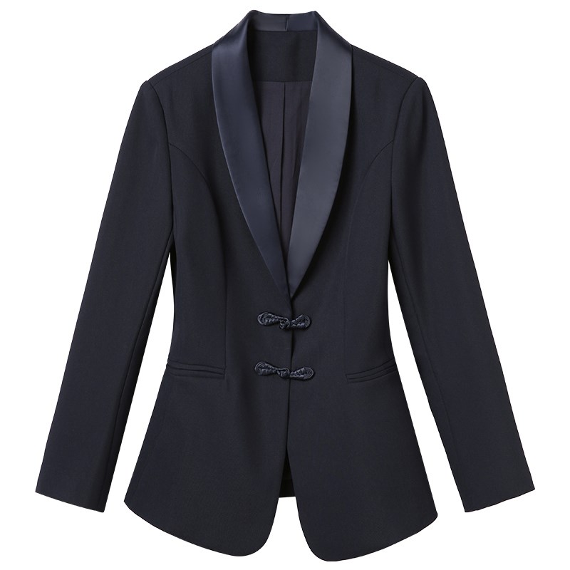 西装套装女秋冬高端酒店前台接待经理服务员新中式职业气质工作服