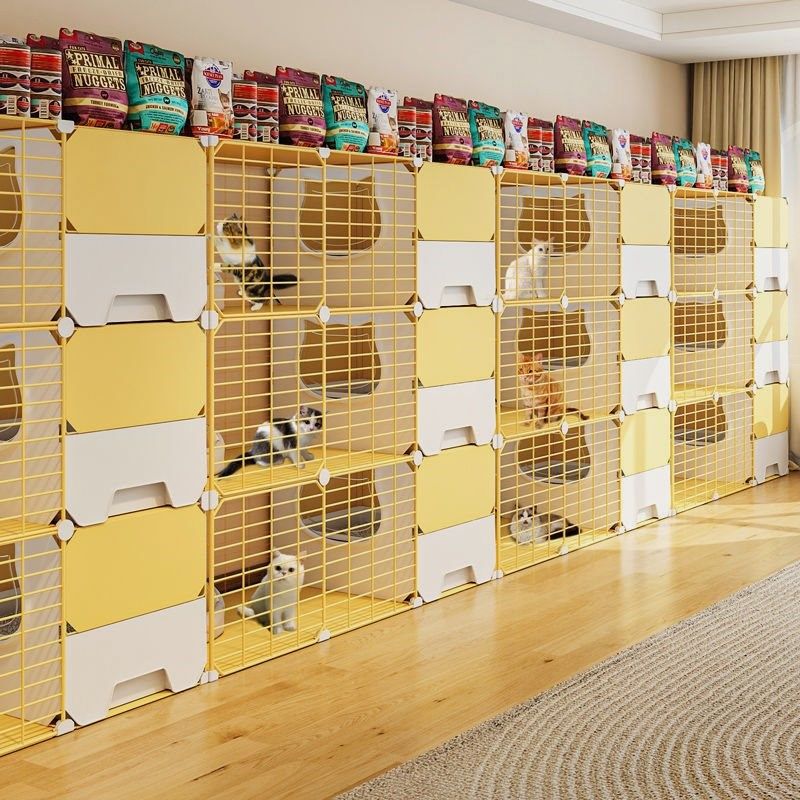 繁殖猫笼家用室内带厕所一体超大自由空间三层猫别墅二层猫空笼窝,宠物/宠物食品及用品,猫笼子/猫别墅,淘宝优惠券,粉丝福利购,淘宝优惠卷