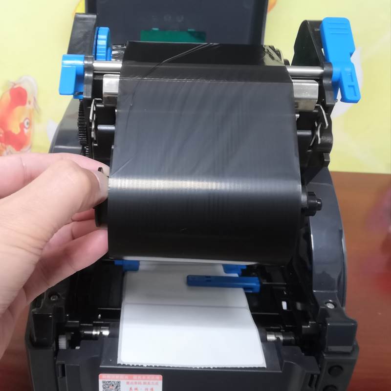 标签打印机碳带50 60 70 80 90 100 110mm条码机铜板标签色带墨带