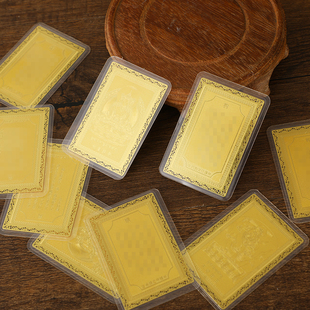 新品 纯铜金卡八大守护神十二生肖带塑封本命卡鼠龙马随身卡 藏式