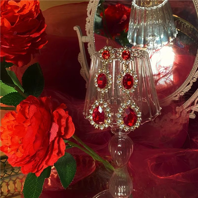 复古宫廷奢华夸张港风古典耳环