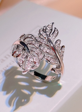 2025新品锆石饰品时尚戒指女