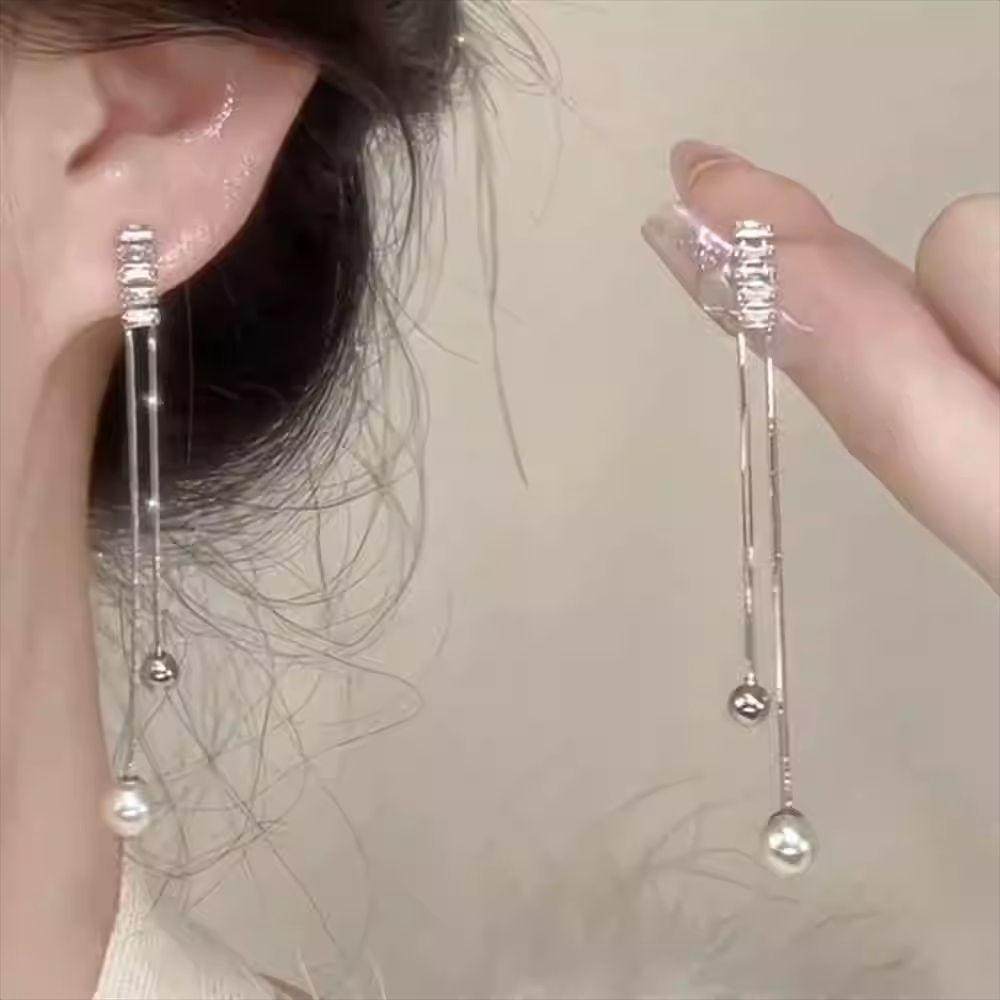 纯银耳钉小众设计感流苏耳环2025年新款潮长款气质百搭耳饰耳坠女,饰品/流行首饰/时尚饰品新,耳环,淘宝优惠券,粉丝福利购,淘宝优惠卷