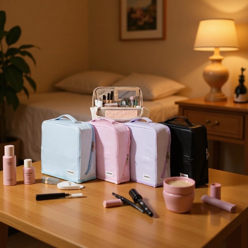 可挂行李箱化妆包女大容量包包可立式外出旅行化妆品可收纳包,收纳整理,化妆箱/盒,淘宝优惠券,粉丝福利购,淘宝优惠卷
