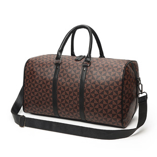 跨境男女pu短途出行旅游手提包健身运动衣物收纳旅行包轻便出行