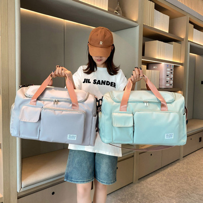 厂家旅行包干湿分离运动瑜伽健身包包大容量短途旅行训练logo