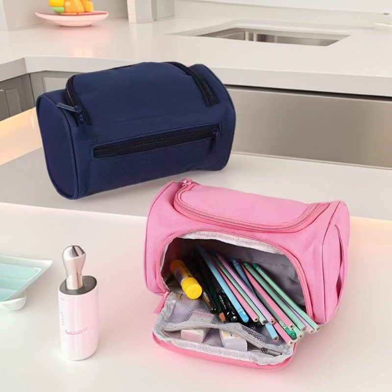 新款高颜值洗漱收纳包可装铅笔文具袋外出旅行防水化妆包大容量,收纳整理,化妆箱/盒,淘宝优惠券,粉丝福利购,淘宝优惠卷