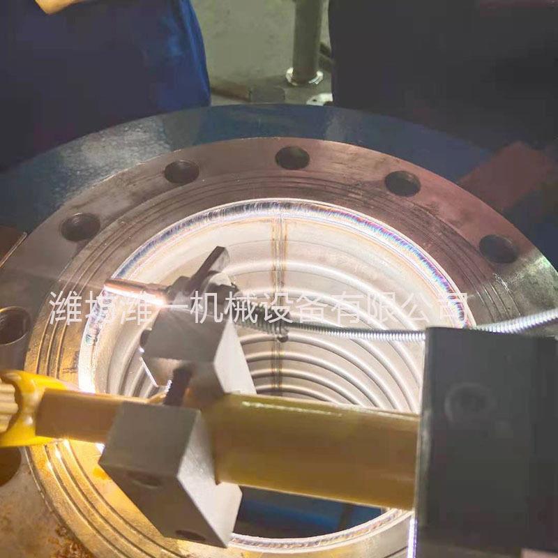 氩弧焊接设备法兰钢管焊接机法兰内孔环缝自动焊现货