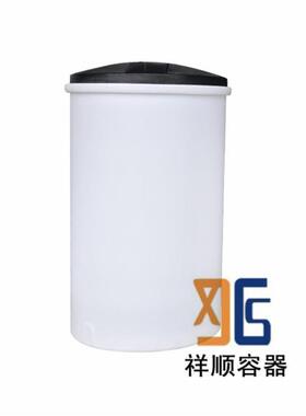 MT-500L塑料盐桶500升蓝色盐箱桶半吨圆形盐罐滚塑工艺pe盐箱