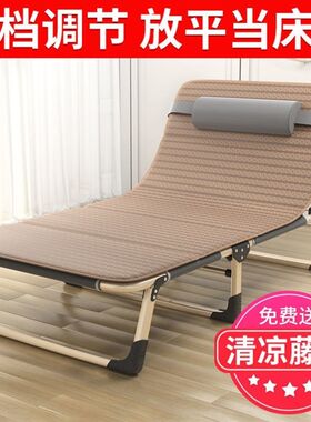 钢丝床单人折叠弹簧床可收缩折叠床中午休息的床单人小铁床办公室
