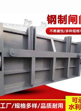 钢制闸门止水闸门水利工程水库电站大型滑轮钢闸门平面定轮钢闸门