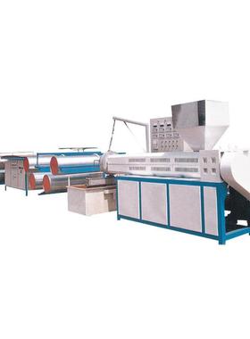 厂家直销编织袋扁丝拉丝机网眼袋遮阳网拉丝机塑料拉丝机组高效