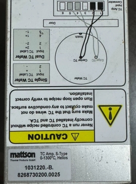 {议价}mattson 1031220 25