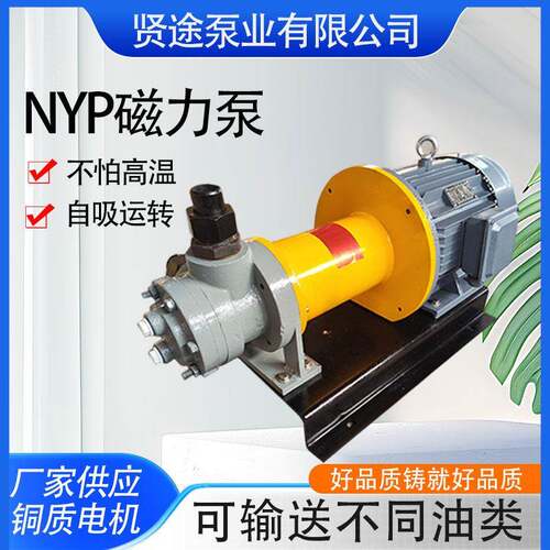 磁力泵厂家供应不锈钢保温NYP3/1.0粘度转子泵nyp卧式磁力转子