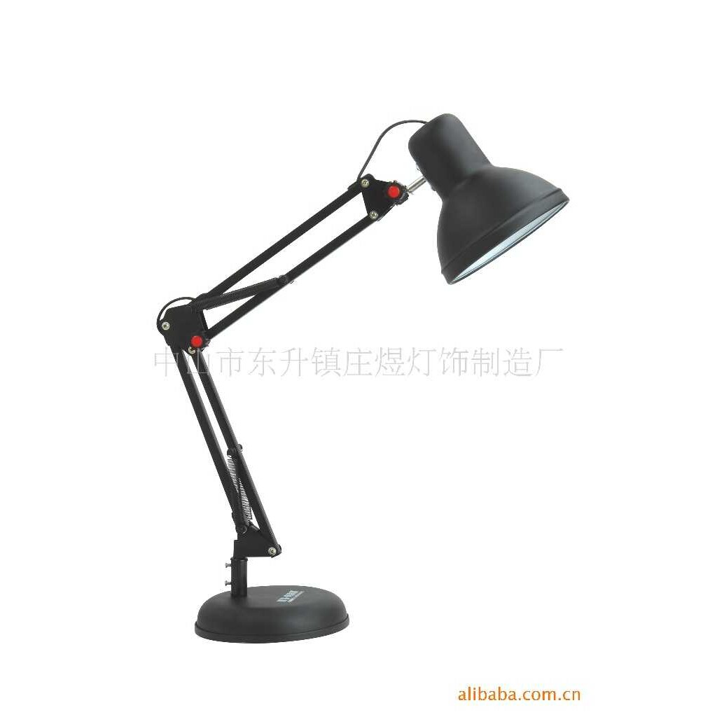 道远亮眼睛美式金属长臂折叠伸缩插电LED台灯 工作学习书桌台灯