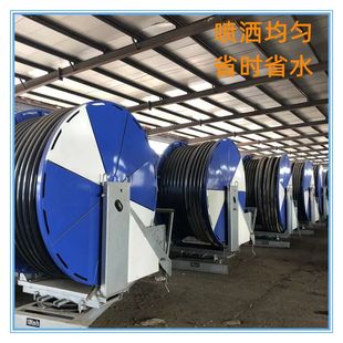 农田卷盘式喷灌机75-300灌溉高扬程水涡轮自动农用绞盘喷灌机