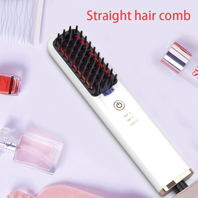 Negative ion red constant temperature straightening comb