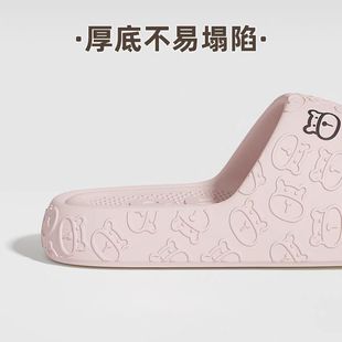 两用 时尚 浴室拖鞋 沙滩厚底开车春夏医用矮子乐布鞋 人2025男式