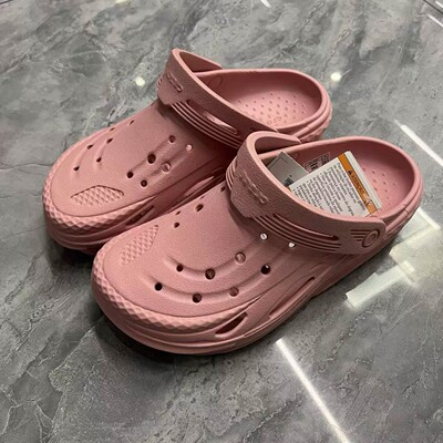 沙滩鞋 电波洞洞鞋 包头男女鞋拖鞋