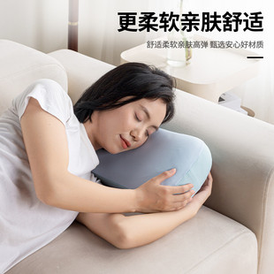 学生午睡趴睡枕办公室腰靠枕护腰靠垫冰丝小枕头辅助睡眠午休神器