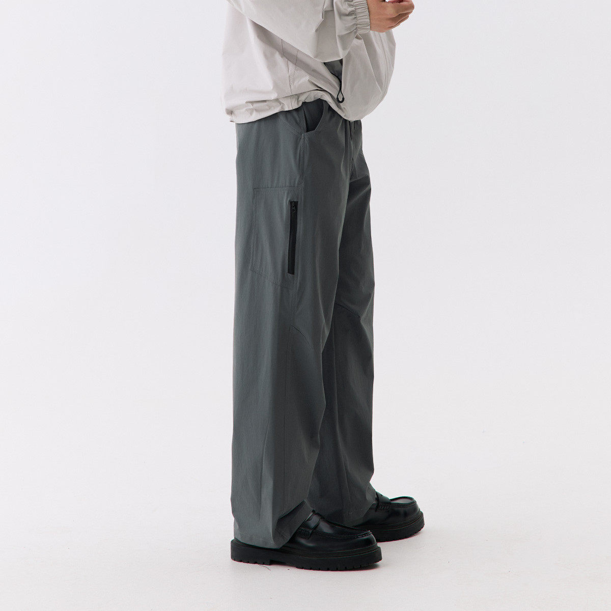 机能户外6防泼水软壳长裤登山徒步冲锋工装直筒休闲裤男