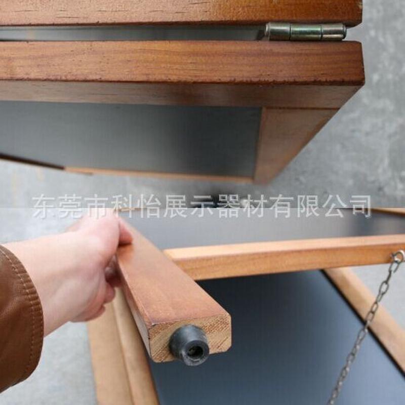 商铺黑板双面架批发 粉笔荧光笔易书写广告板奶茶店咖啡馆海报架