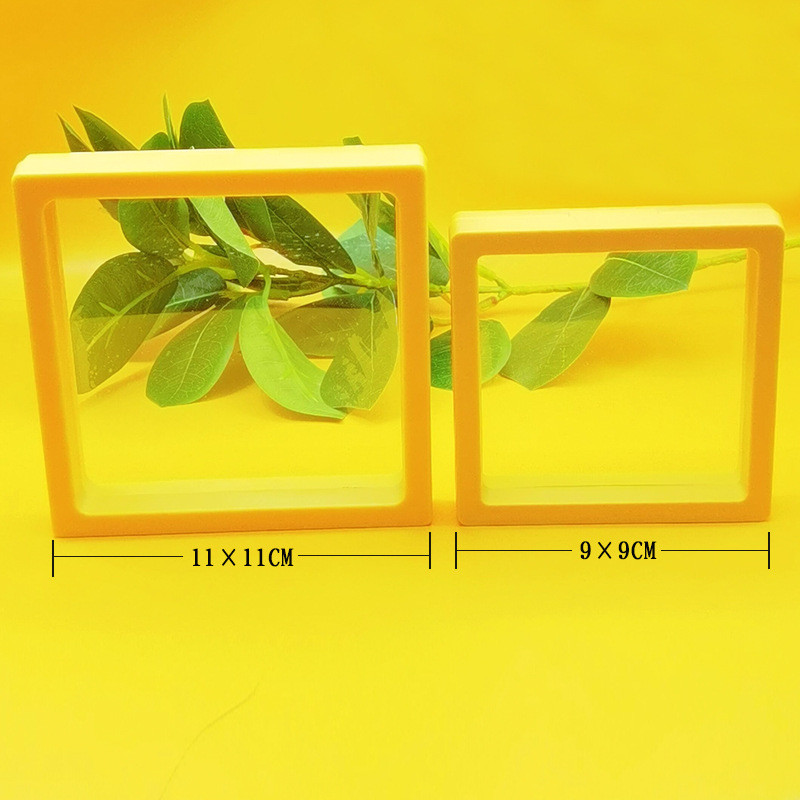 珠宝首饰文玩展示盒悬浮盒PE薄膜收纳盒收藏盒戒指手串项链收纳袋