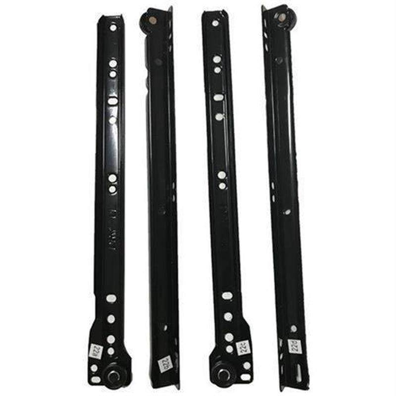 黑白二节静音抽屉轨道滚轮托底导轨键盘滑轨家用橱柜滑道五金配件,基础建材,导轨,淘宝优惠券,粉丝福利购,淘宝优惠卷