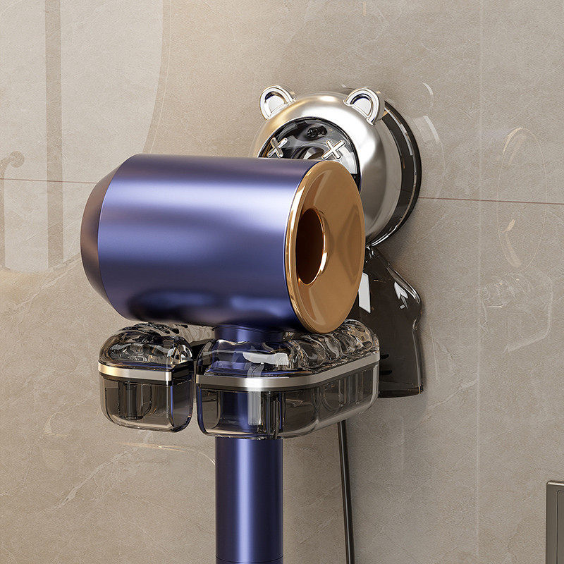 旋转卡通熊吸盘吹风机支架置物架免打孔电吹风挂架风筒放置架挂架,家庭/个人清洁工具,吹风机置物架,淘宝优惠券,粉丝福利购,淘宝优惠卷