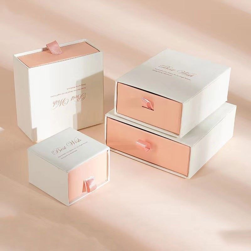 持恒珠宝首饰厂包装盒子擦银布证书复古ins风网红戒指耳环首饰