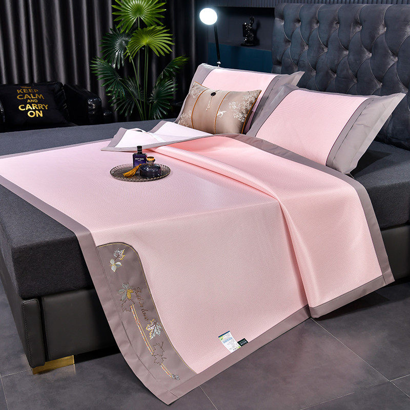 可水洗抗菌凉席夏天冰藤席家用卧室折叠单人裸睡席子空调席冰丝席,床上用品,冰丝席,淘宝优惠券,粉丝福利购,淘宝优惠卷