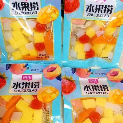 新货水果捞果味饮料80克椰果果肉拖肥8090后童年怀旧零食小吃包邮