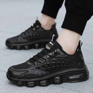 大码45黑色夏季男鞋46夏天47码防臭夏款网鞋男48爆米花老爹鞋男