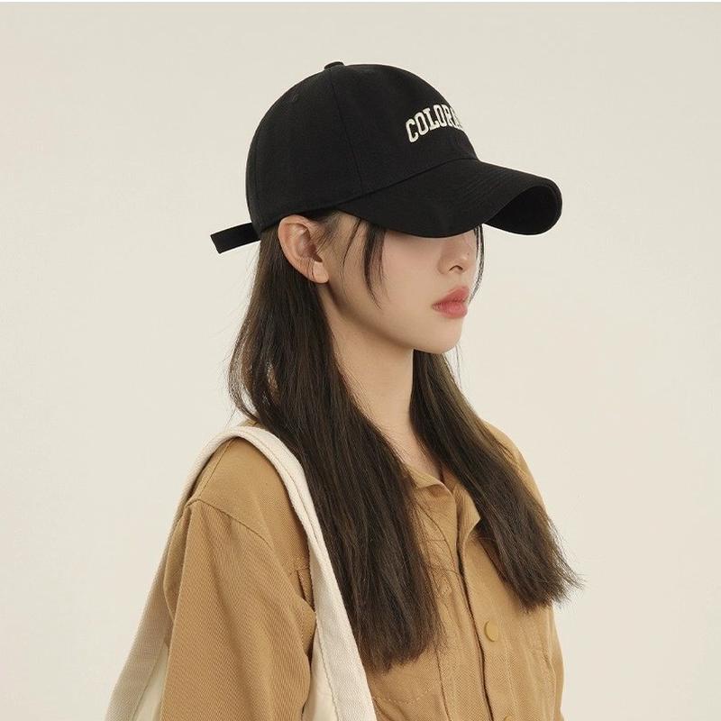 深顶大头围棒球帽女2025新款显脸小加大宽帽檐鸭舌帽子夏季防晒帽