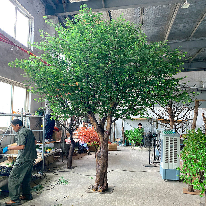 仿真榕树大型假树许愿树酒店室内外造景仿生绿植装饰婚庆橱窗道具