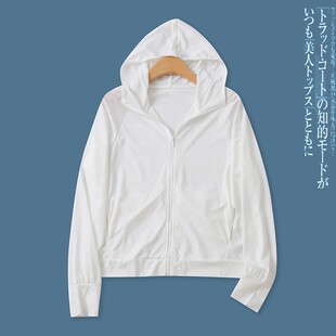 衫 款 外贸女装 修身 速干拉链连帽防晒衣17119 弹力夏新百搭大码 长袖