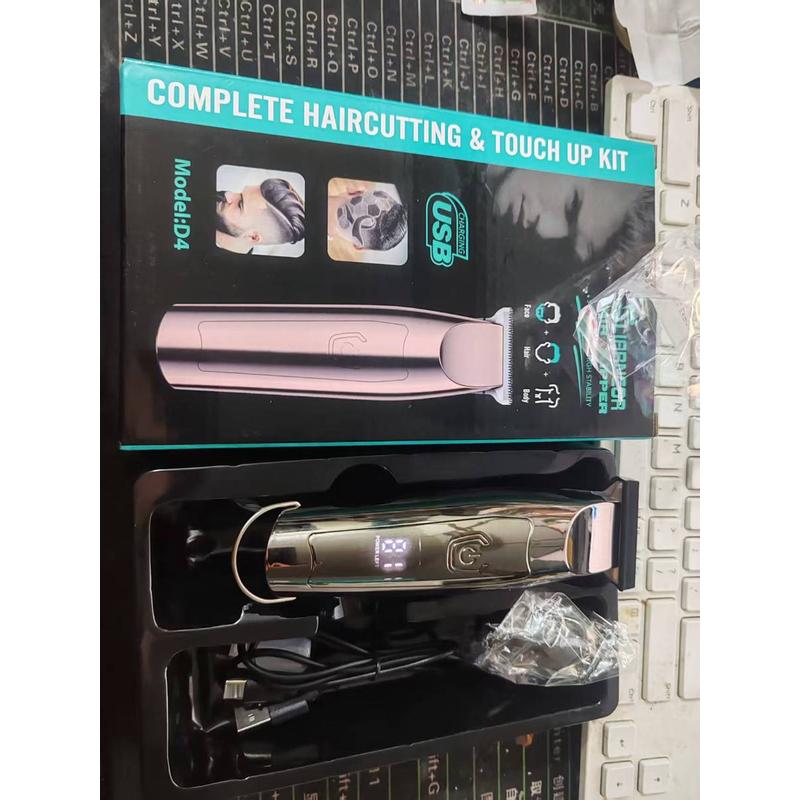 D4数显电动理发器发廊油头剪光头USB充插两用多变造型电推剪
