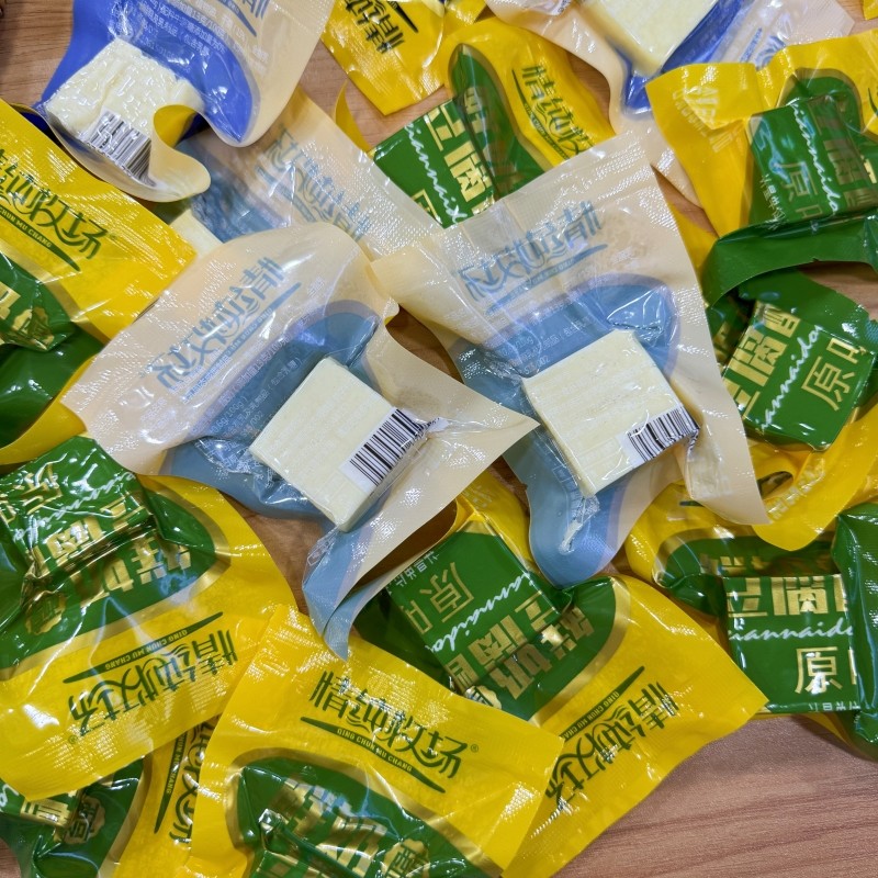 情纯牧场鲜奶豆腐酪内蒙古特产原味无蔗糖奶制品独立真空包