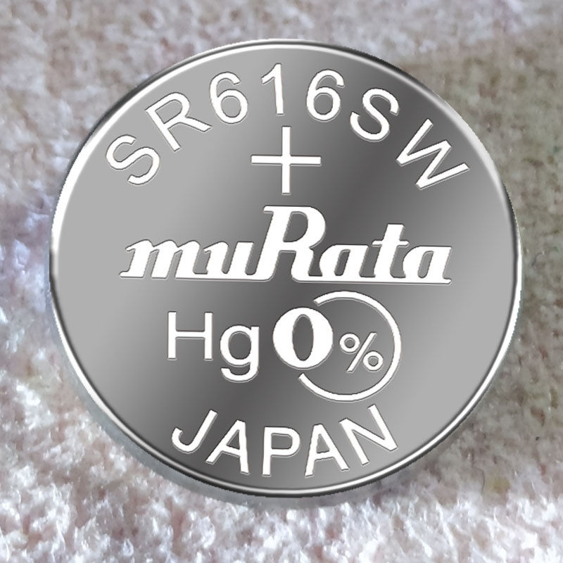 murAtA村田SR616SW/321无汞氧化银高电量进口手表钮扣高品质电池赫格