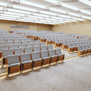 ll学校阶梯礼堂椅教室会议连排报告厅电影院椅写字板剧院公共座椅