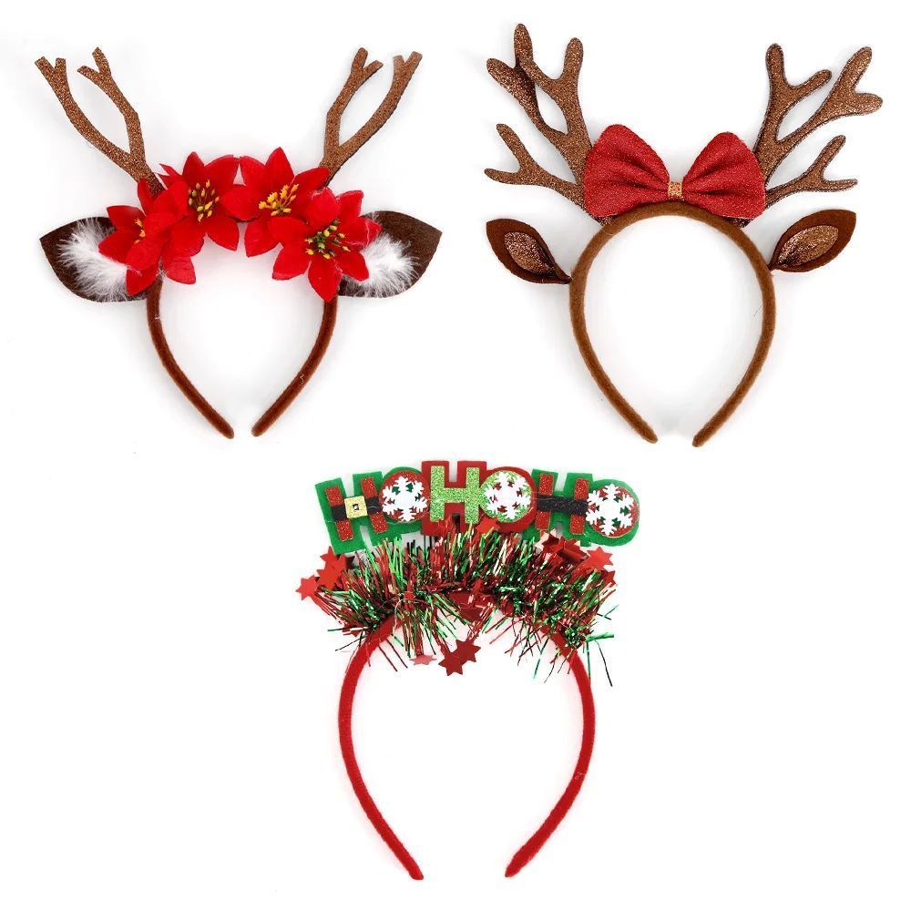 Christmas Headbands for Women, Antler Headbands, Cute Hairpi