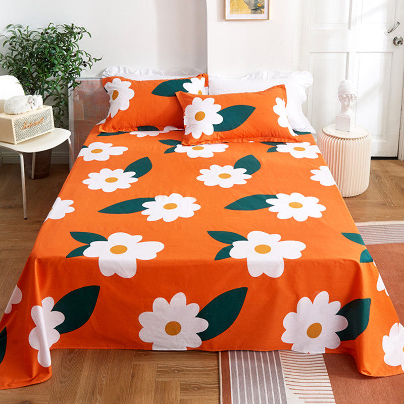 ins少女纯棉床单单件100全棉宿舍夏天一米二单人枕套2三件套,床上用品,床单,淘宝优惠券,粉丝福利购,淘宝优惠卷