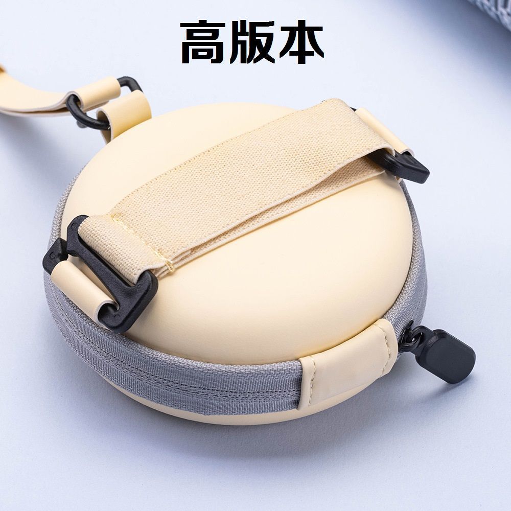 折叠墨镜收纳包便携包装圆形眼镜盒拉链盒子eva耳机包现货批发