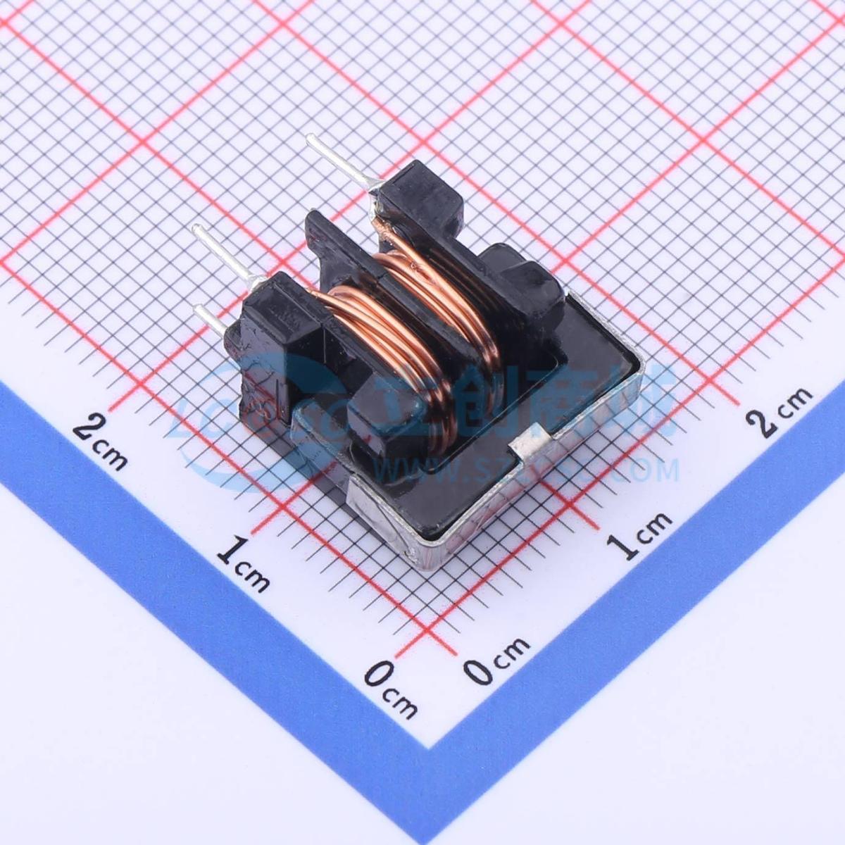 共模滤波器 PDUUAT98-501MLN 插件,17x12x17mm 500uH@1kHz 原装