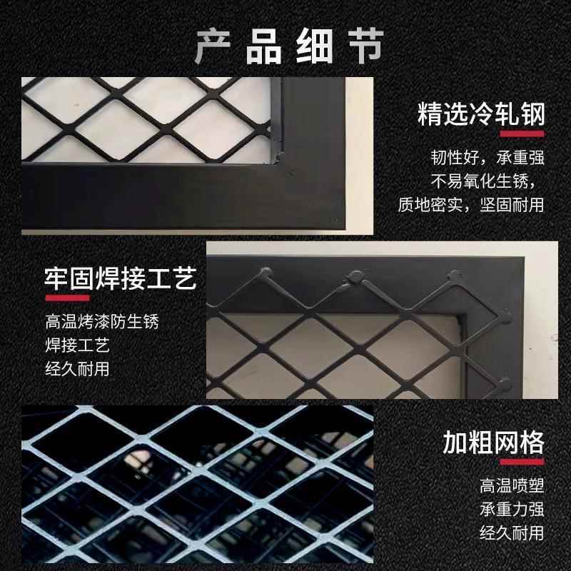 定做菱形网格网片墙面装饰铁艺壁挂置物架铁丝网隔断餐厅吊顶厂家