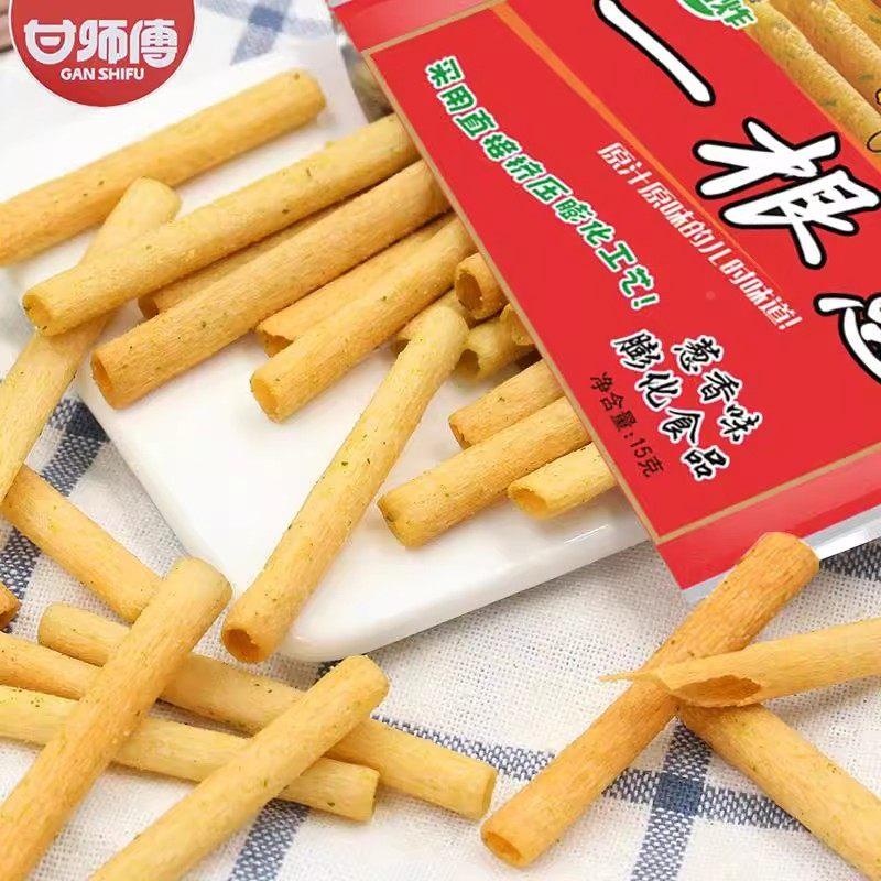 甘师傅一根葱60包薯条宿舍耐吃网红爆款解馋怀旧零食小吃休闲 食