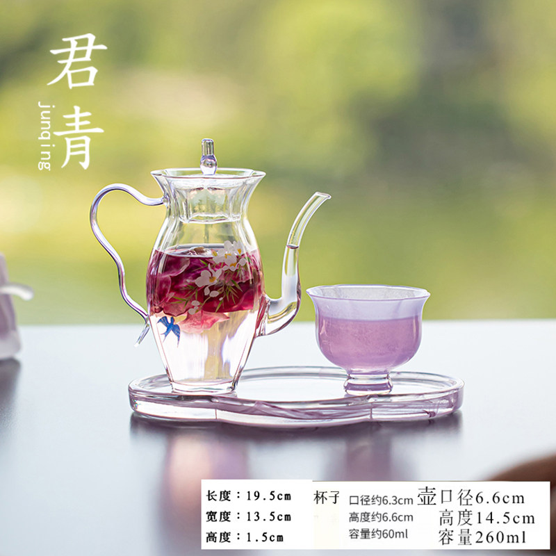 春归高硼硅玻璃冷泡茶壶